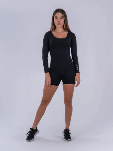 ENTERIZO CORTO MANGA LARGA ACTIVEFLEX