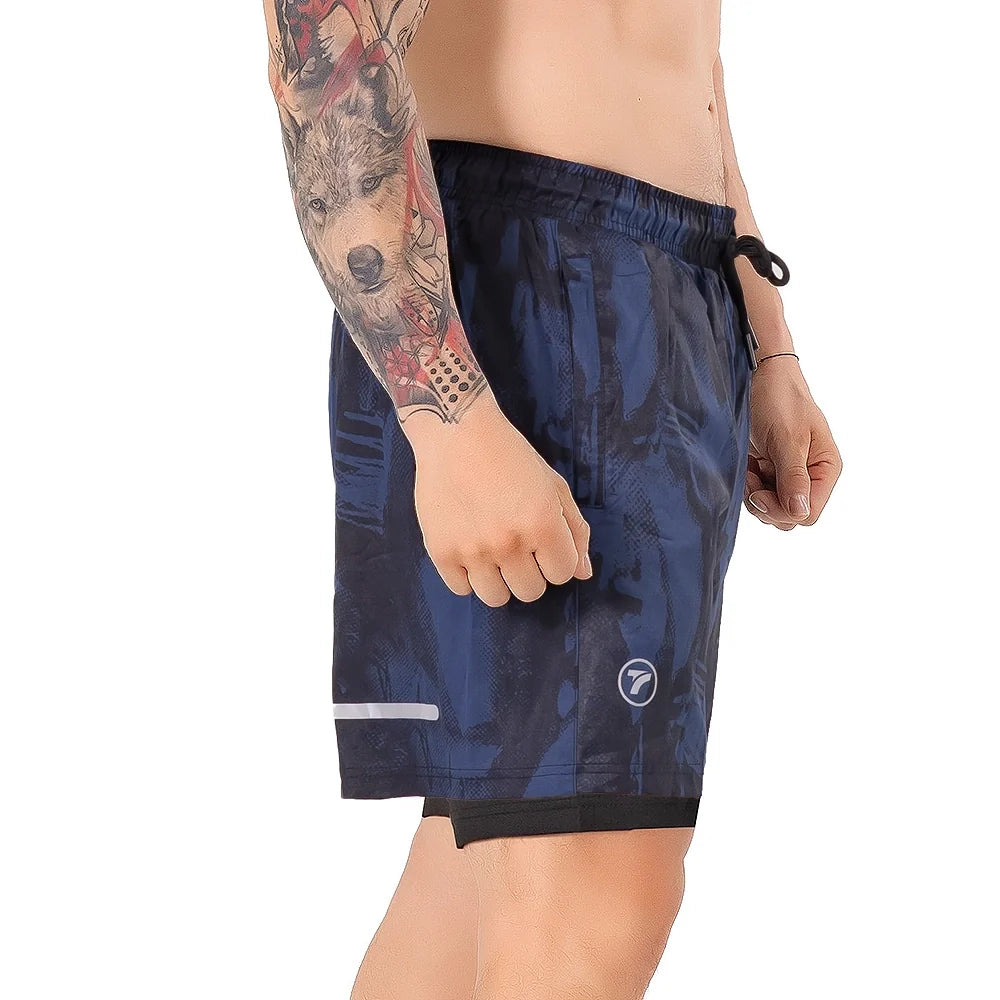 PANTALONETA TRACK SUBLIMADA - AZUL TURQUI
