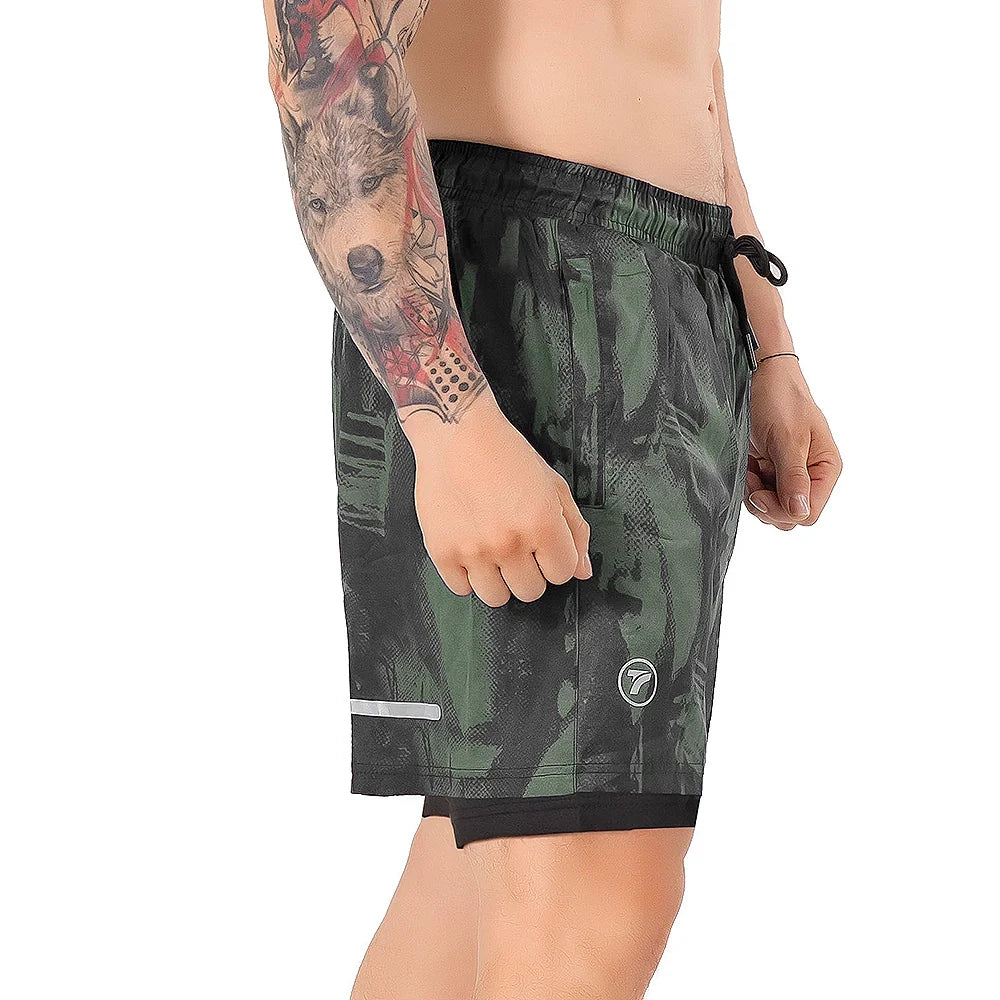 PANTALONETA TRACK SUBLIMADA - VERDE OLIVA