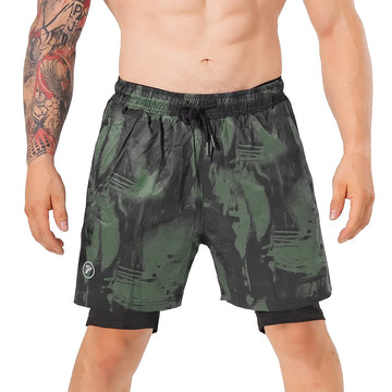 PANTALONETA TRACK SUBLIMADA - VERDE OLIVA