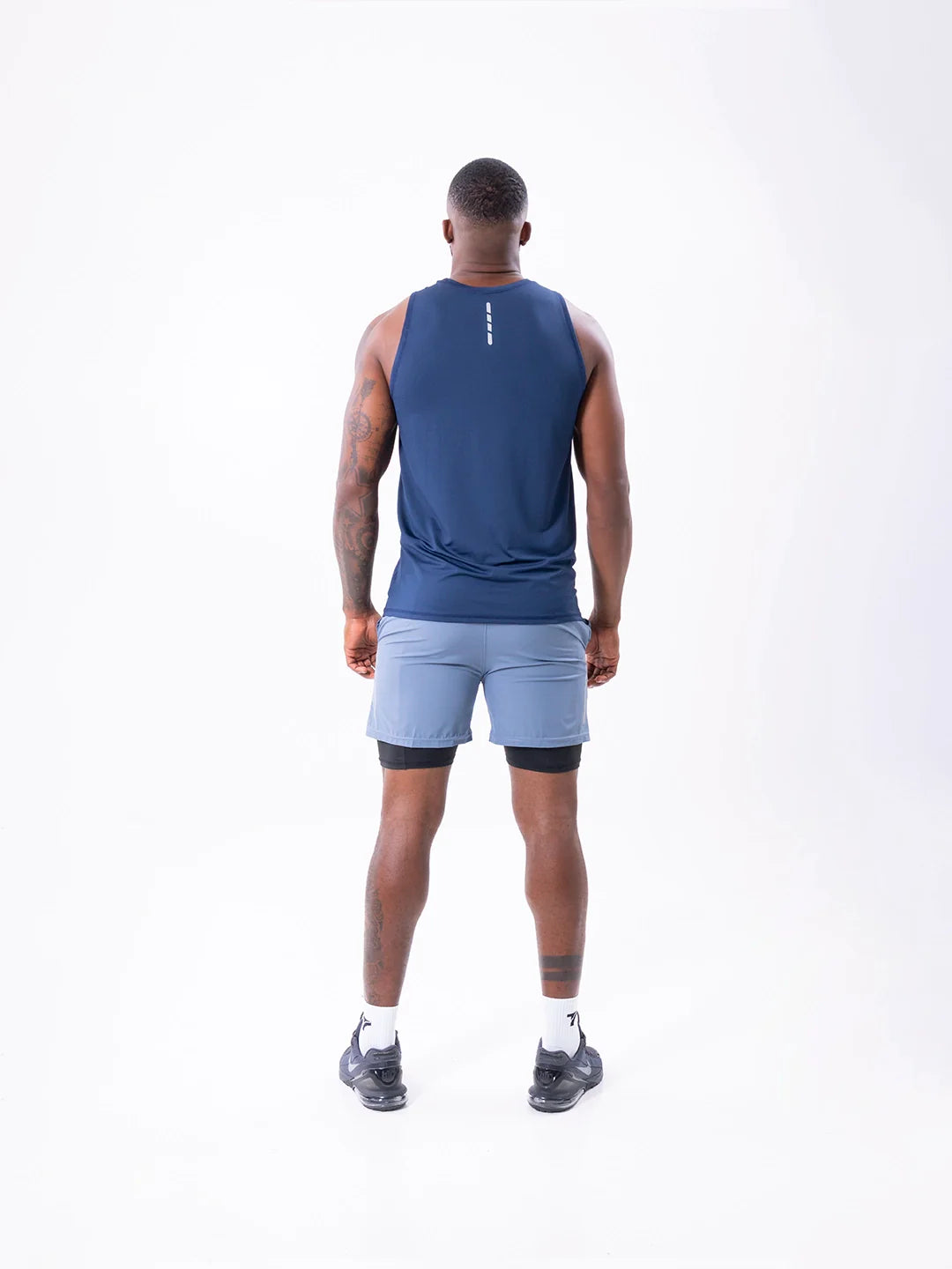 CAMISILLA RUNNING HOMBRE - AZUL TURQUI