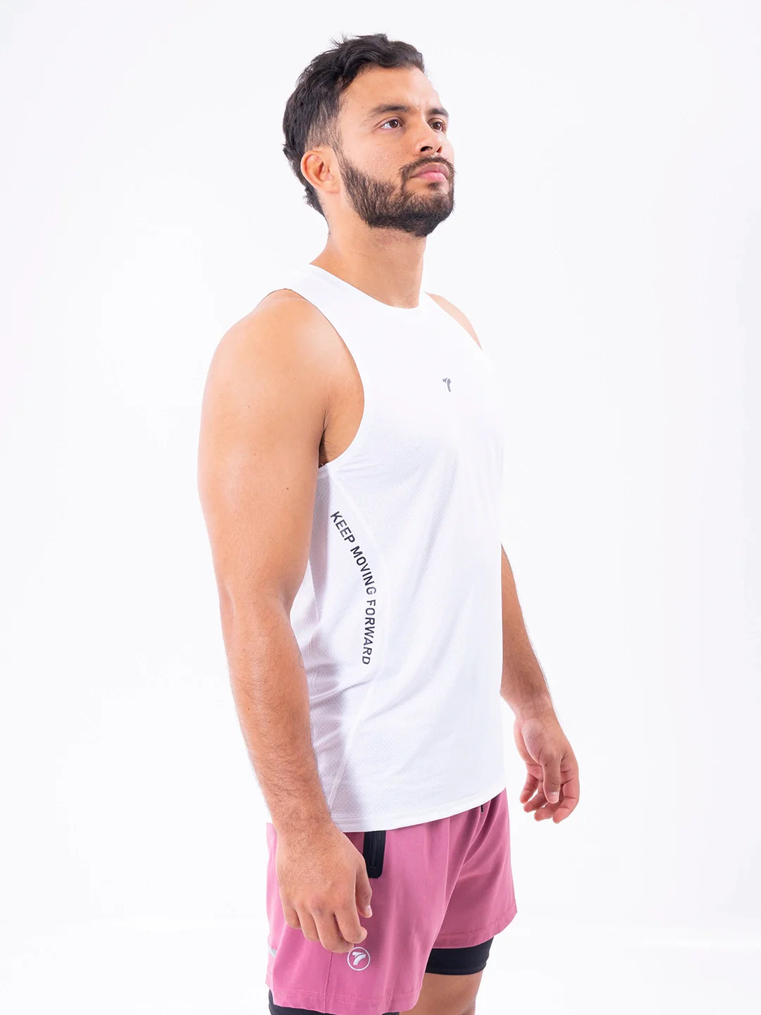 CAMISILLA RUNNING HOMBRE - BLANCO