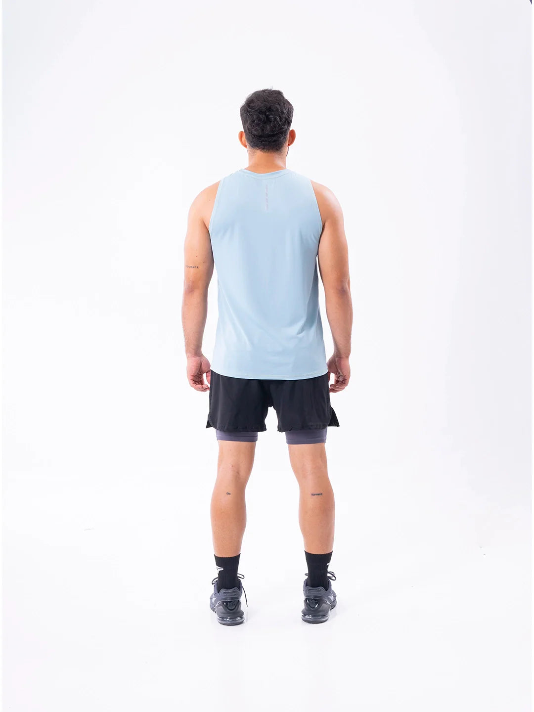 CAMISILLA RUNNING HOMBRE - VERDE MENTA OSCURO